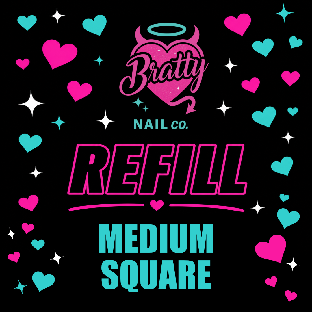Bratty Tips | Medium Square | Refill