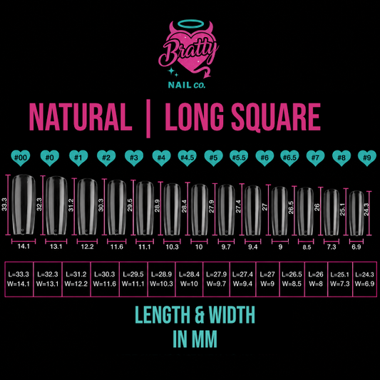 Bratty Tips | Long Square