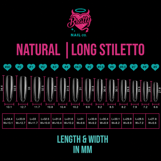 Bratty Tips | Long Stiletto