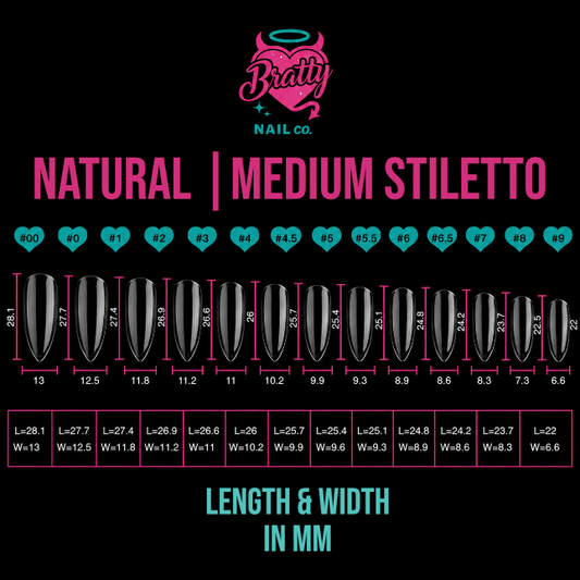 Bratty Tips | Medium Stiletto