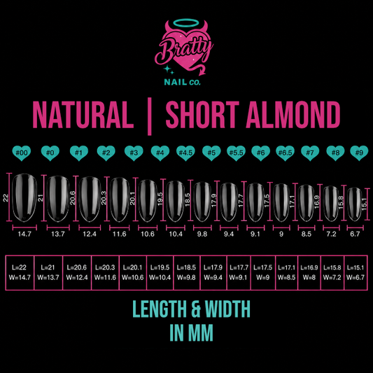 Bratty Tips | Short Almond