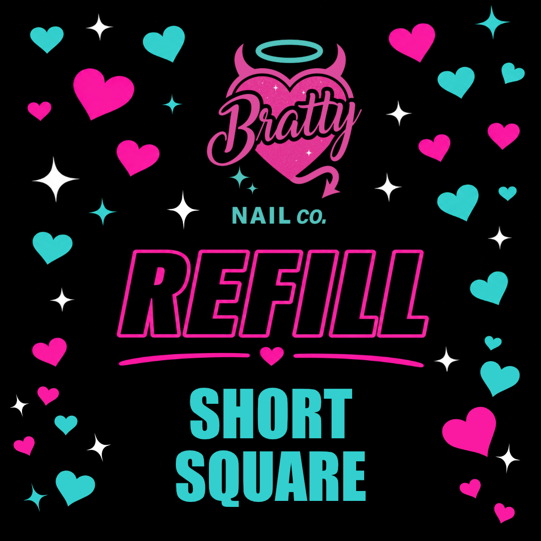 Bratty Tips | Short Square | Refill