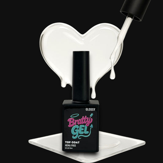 Glossy Top Coat – Bratty Gel™ (18ml)