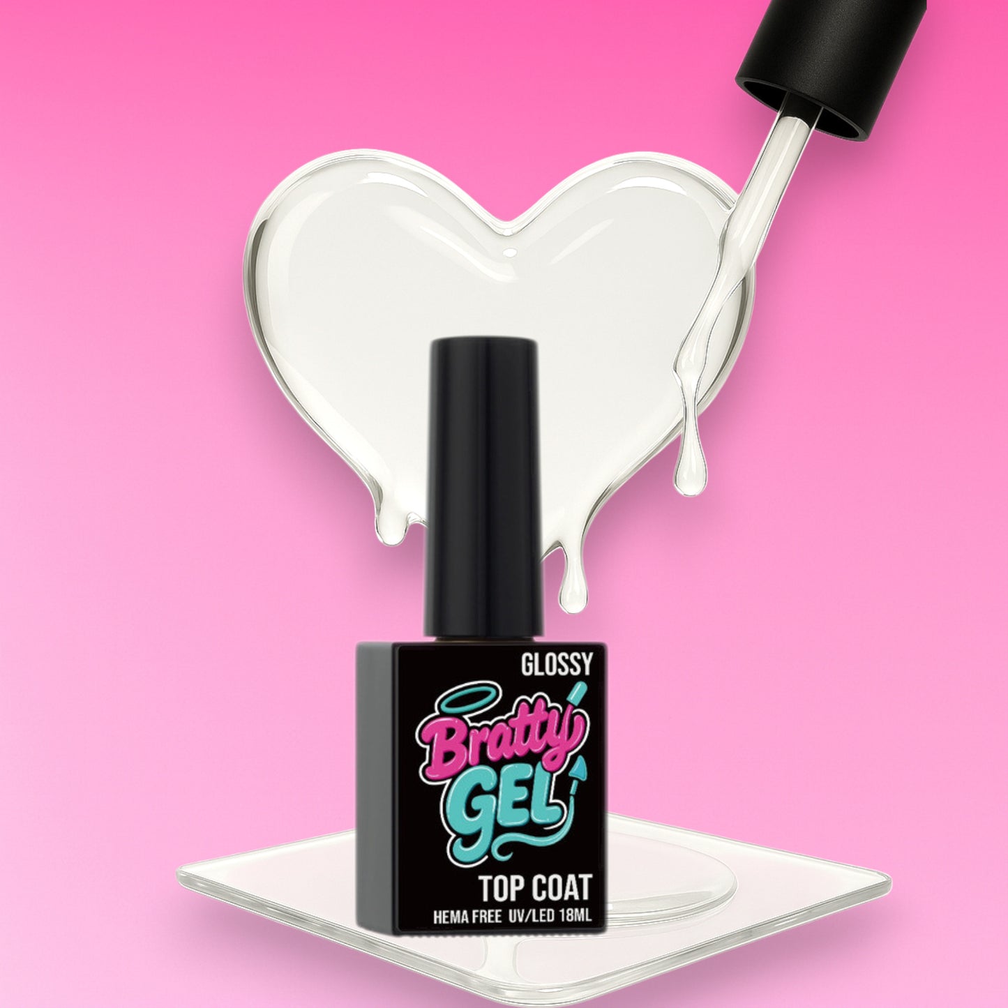 Glossy - Top Coat | Bratty Gel™ (18ml)