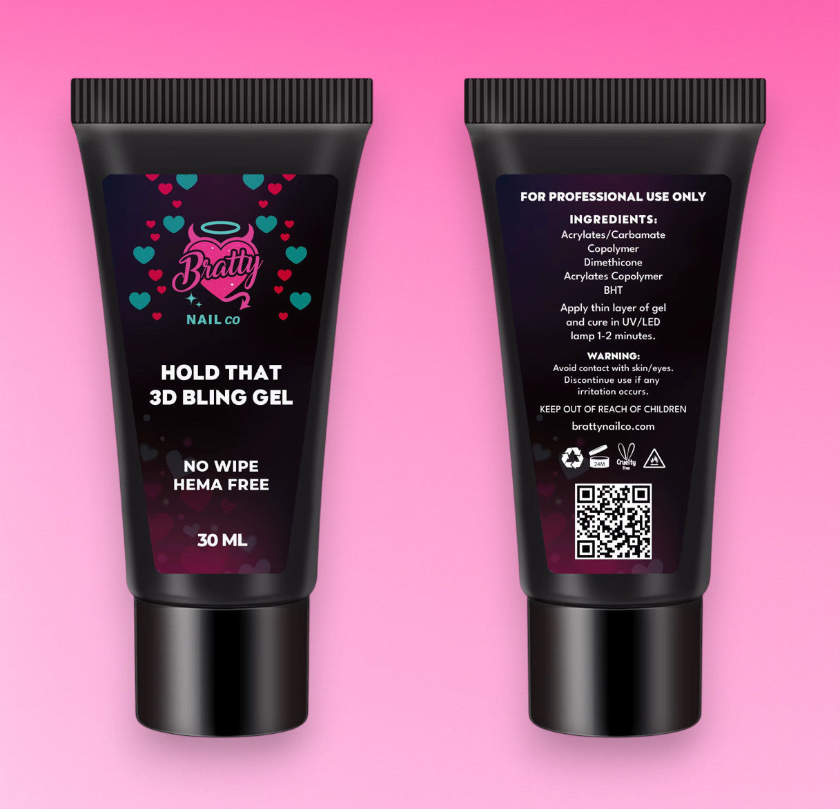 Hold That | 3D Bling Gel Tub | Bratty Gel™