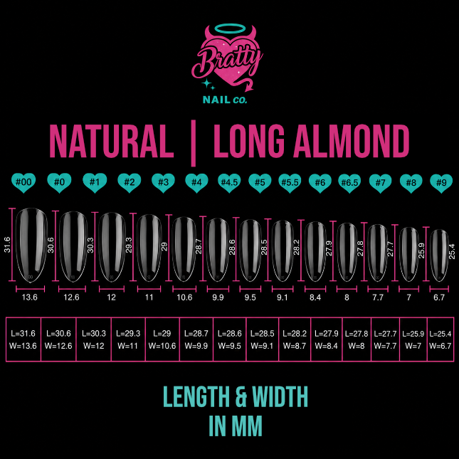 Bratty Tips | Long Almond
