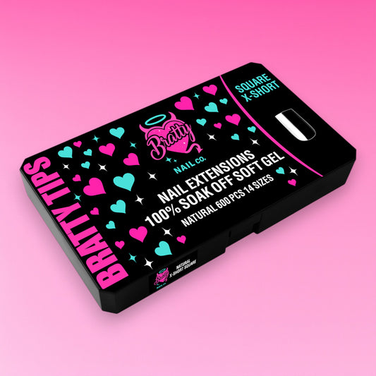 Bratty Tips | X-Short Square