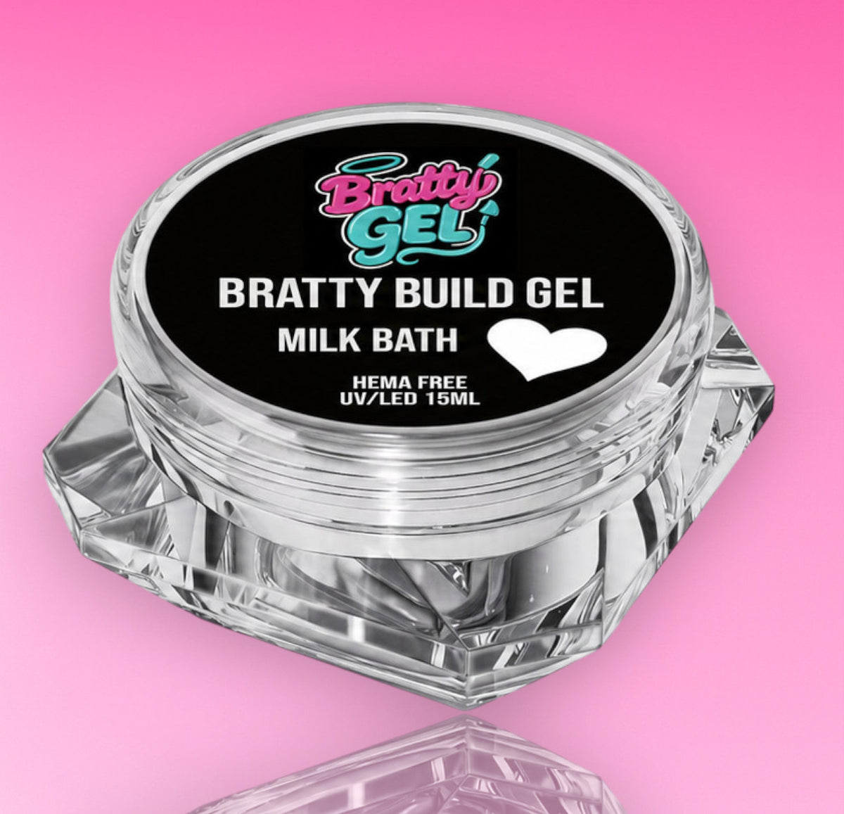 Milk Bath milky white Build Gel by Bratty Nail Co.