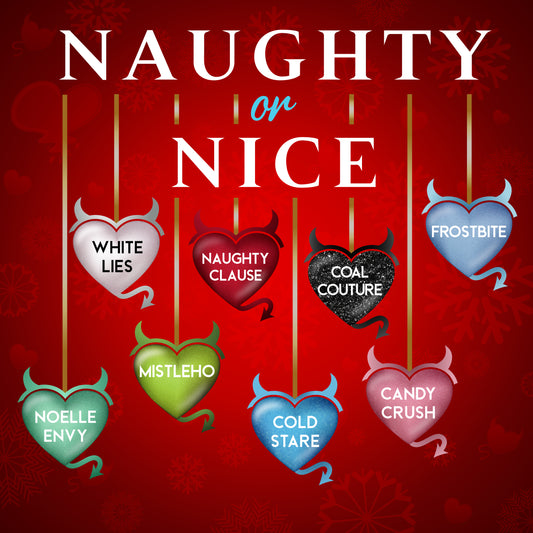 Naughty or Nice eight-piece gel polish collection by Bratty Nail Co.